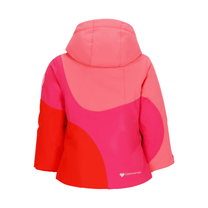 OBERMEYER GIRLS' LIVIA JACKET - SHOWSTOPPER - BACK VIEW