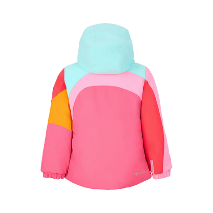 OBERMEYER GIRLS' LIVIA JACKET - AZALEA - BACK VIEW