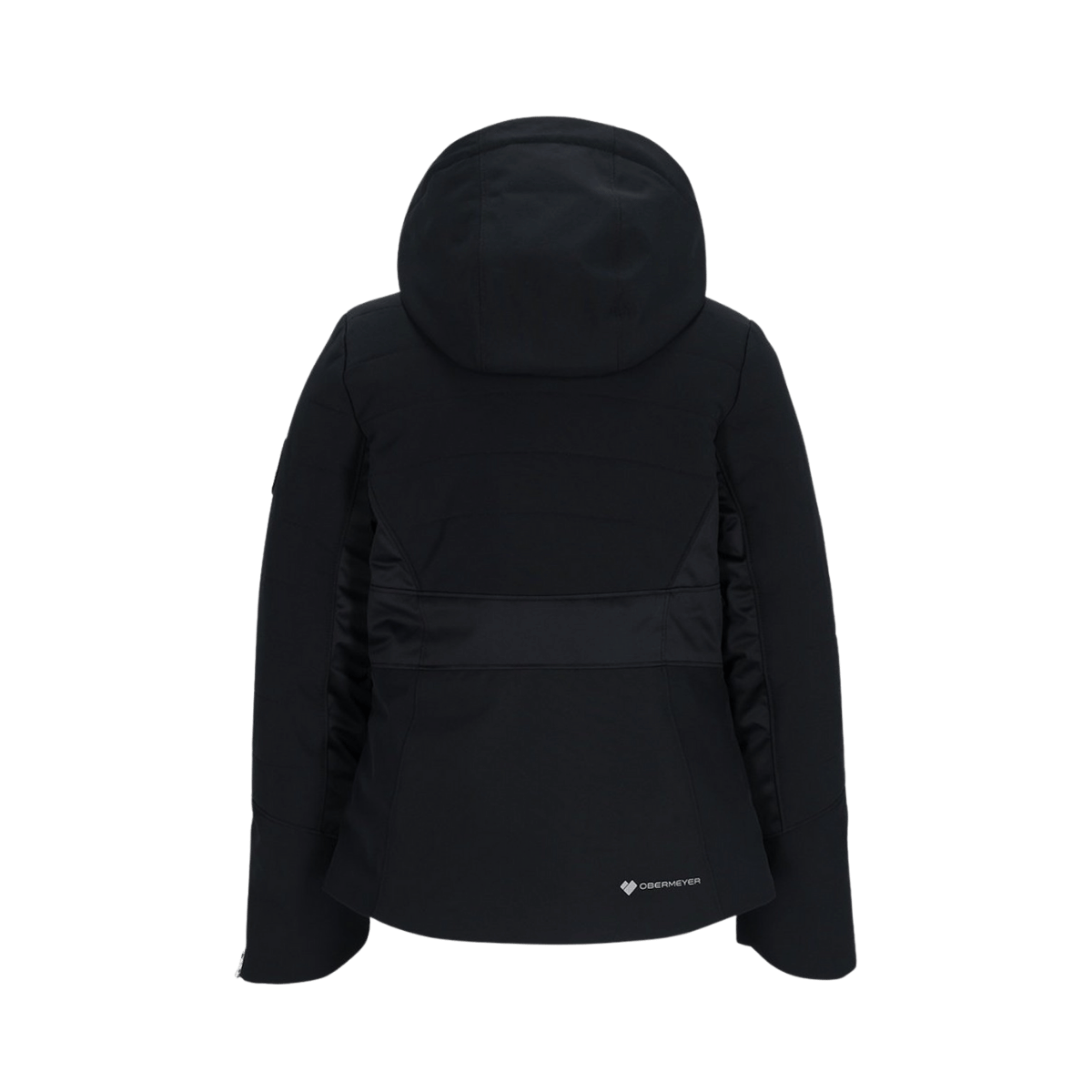OBERMEYER GIRLS' RAYLA JACKET - KNIGHT BLACK - BACK VIEW