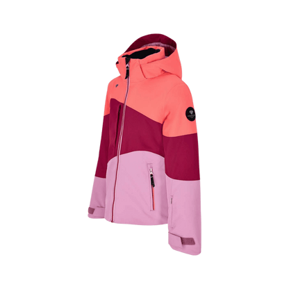 OBERMEYER GIRLS' REESE JACKET - DUSTY PURPLE - SIDE VIEW