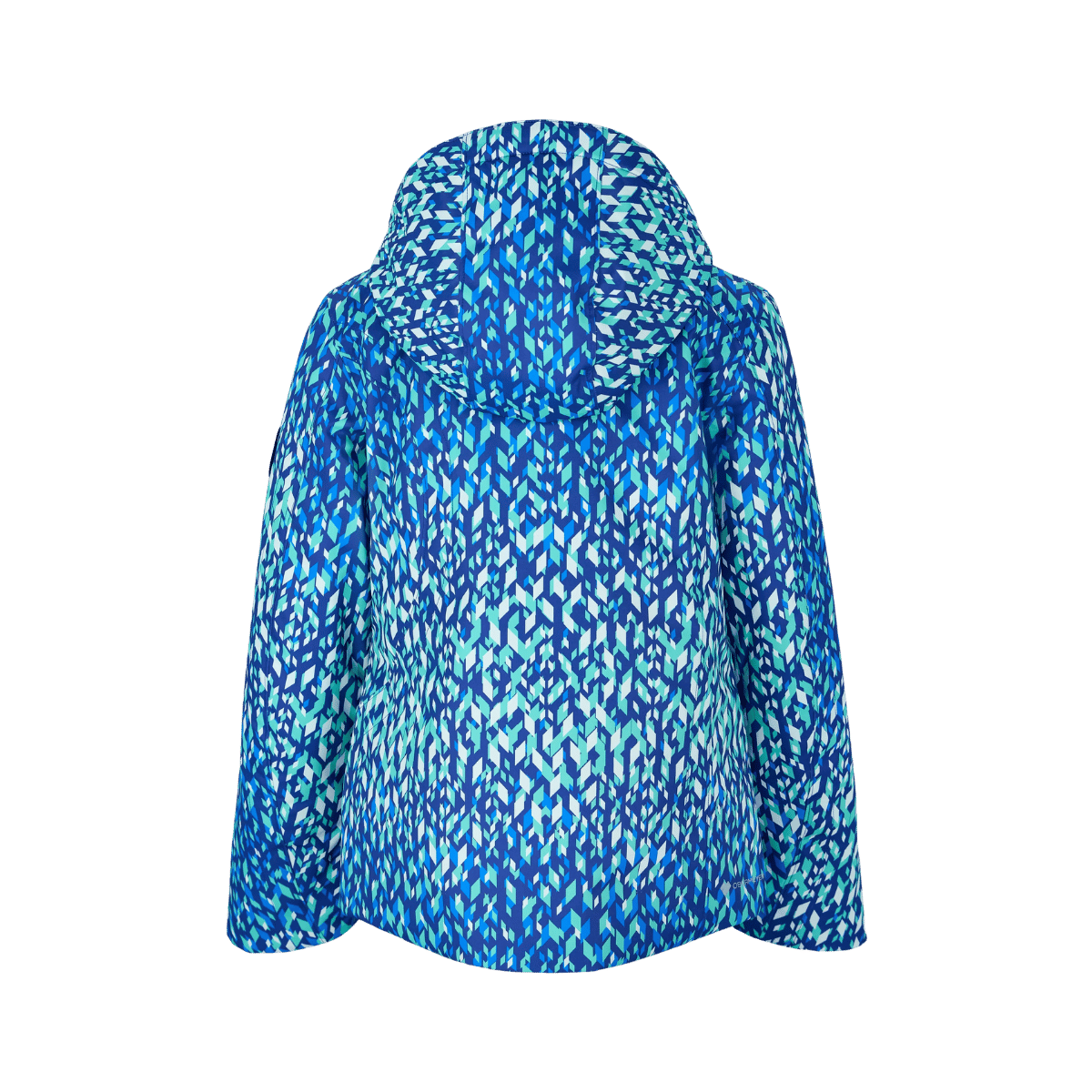 OBERMEYER GIRLS' RYLEE PRINT JACKET - ATMOSPHERIC ART - BACK VIEW