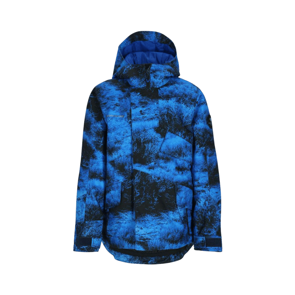 OBERMEYER BOYS' GAGE JACKET - NIGHT VISION - FRONT VIEW