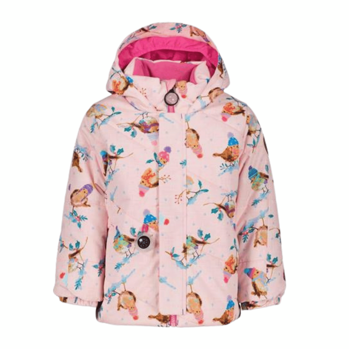 OBERMEYER KIDS' CAMBER JACKET - SWEETIE TWEETIES - FRONT VIEW