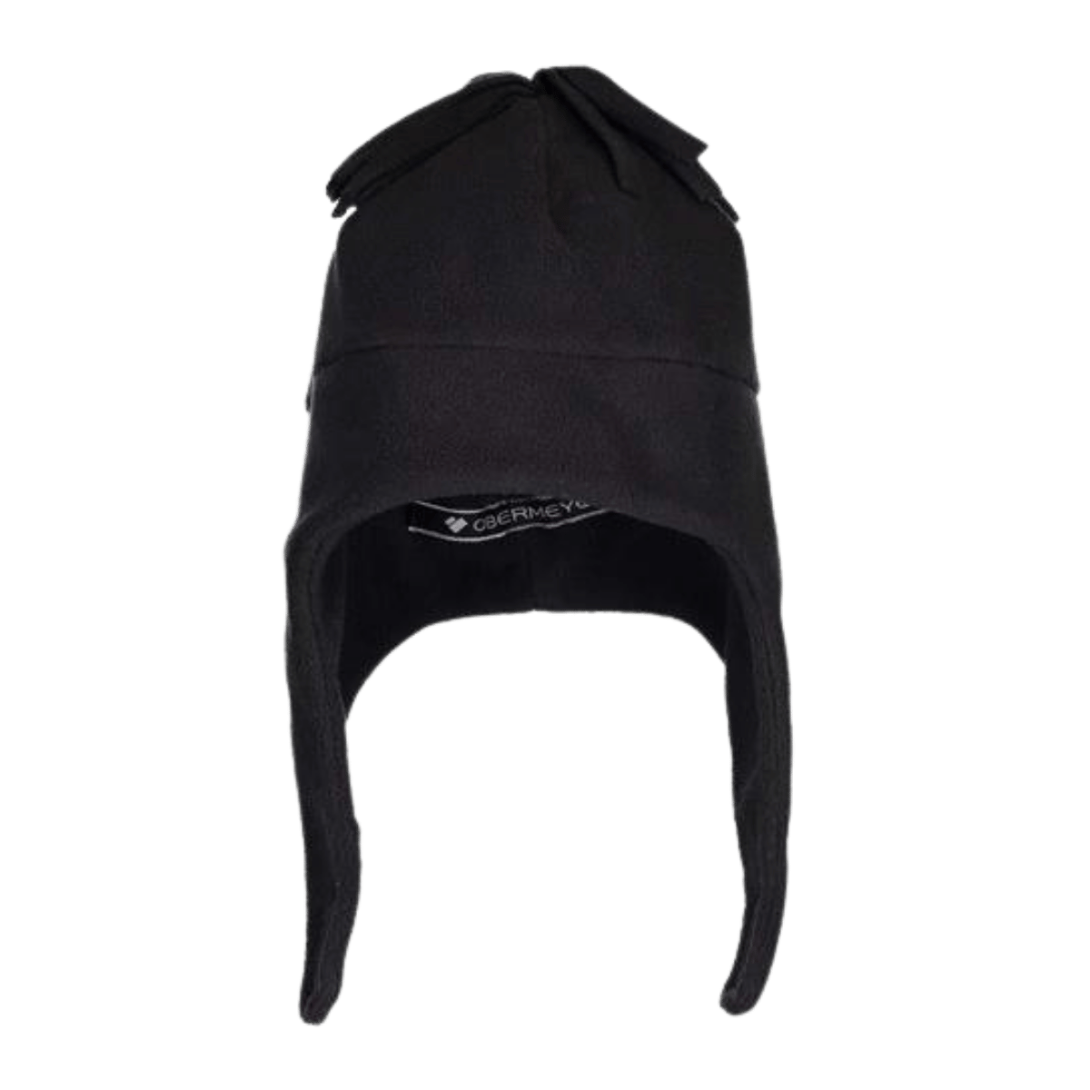 OBERMEYER KIDS' ORBIT FLEECE HAT - BLACK - FRONT VIEW