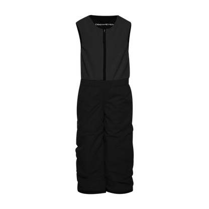 OBERMEYER KIDS' OUTER LIMITS BIB PANT - BLACK - FRONT VIEW