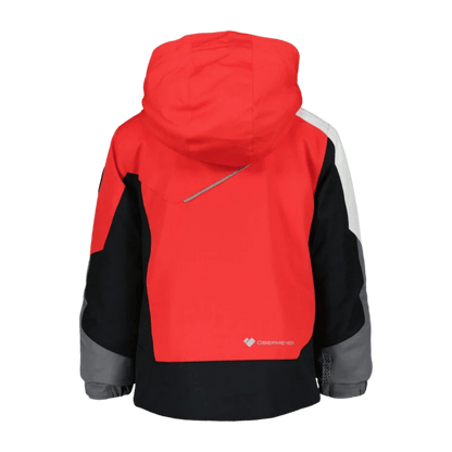 OBERMEYER BOYS' ORB JACKET - RED - BACK VIEW