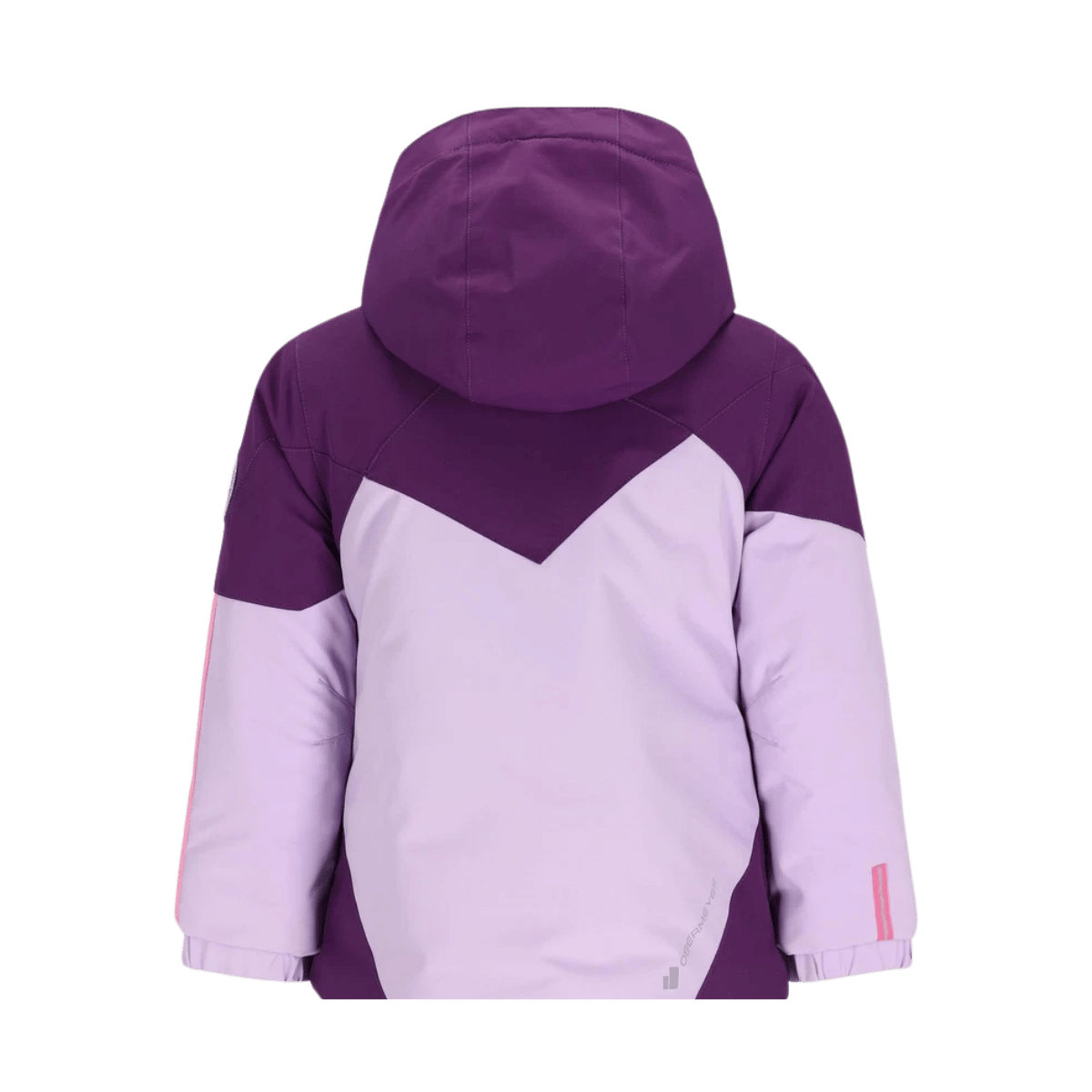 OBERMEYER KID GIRLS' LISSA JACKET - MOUNTAIN MIST - BACK VIEW