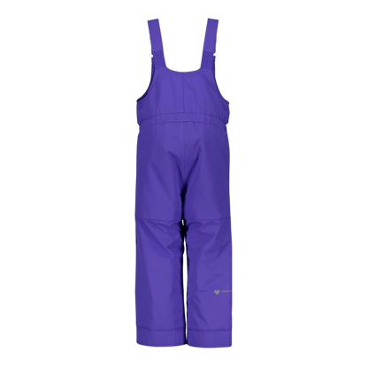 OBERMEYER GIRLS' SNOVERALL PANT - PURPLE - FRONT VIEW