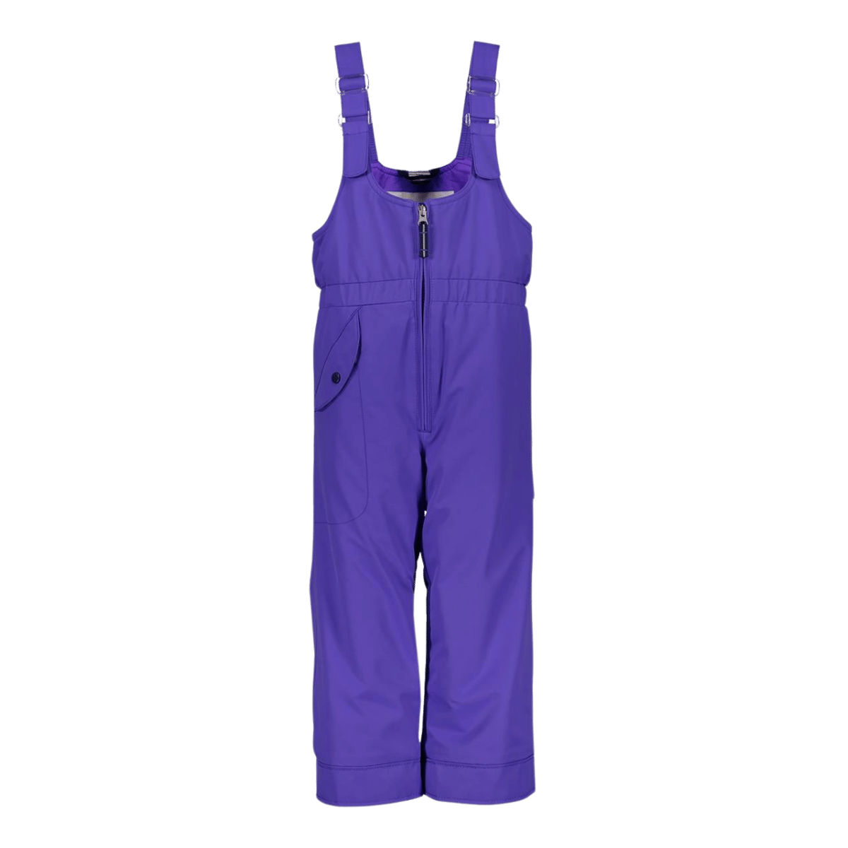 OBERMEYER GIRLS' SNOVERALL PANT - PURPLE - BACK VIEW