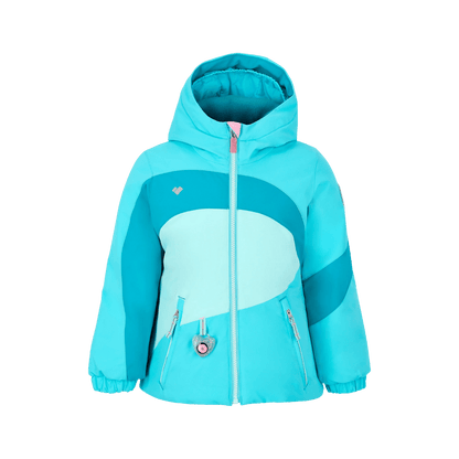 OBERMEYER GIRLS' LIVIA JACKET - BREEZE - FRONT VIEW