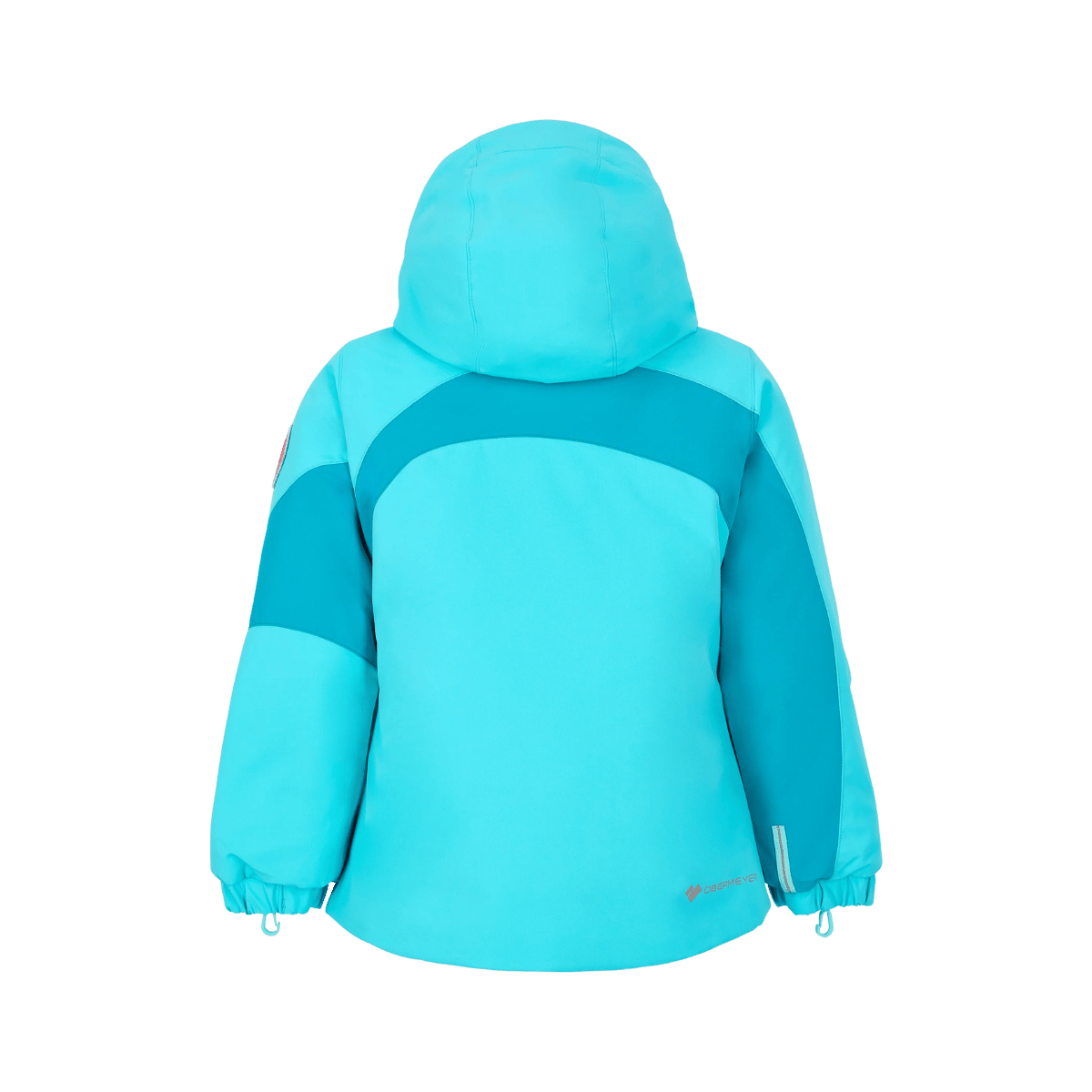 OBERMEYER GIRLS' LIVIA JACKET - BREEZE - BACK VIEW