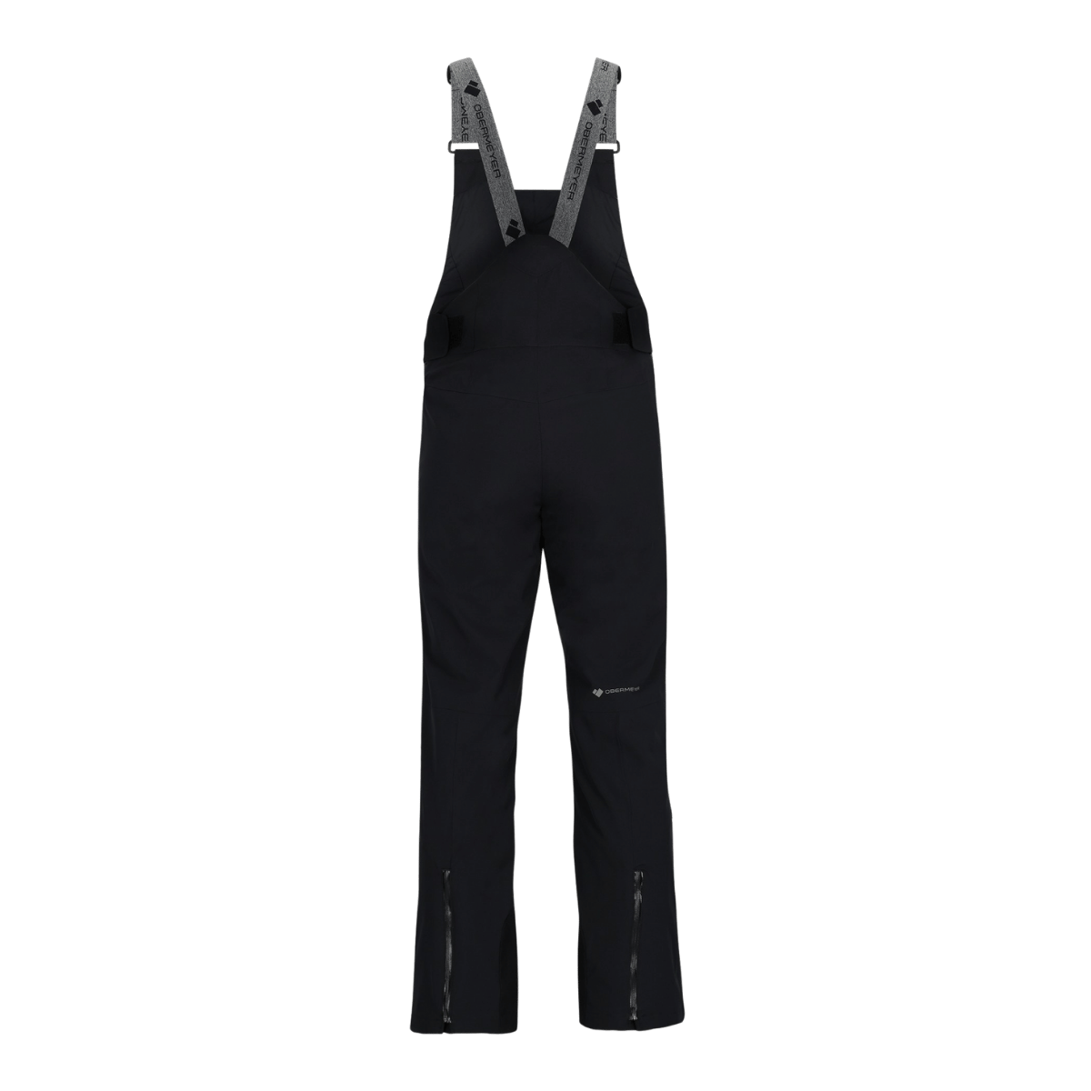 OBERMEYER WOMEN'S BLISS BIB PANT - BLACK - BACK VIEW