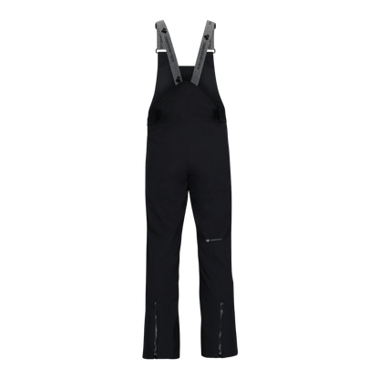 OBERMEYER WOMEN'S BLISS BIB PANT - BLACK - BACK VIEW
