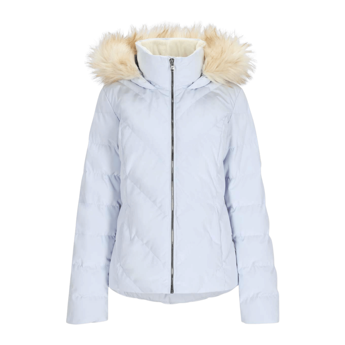 OBERMEYER WOMEN'S BOMBSHELL JACKET - BLUE ICE - FRONT VIEW