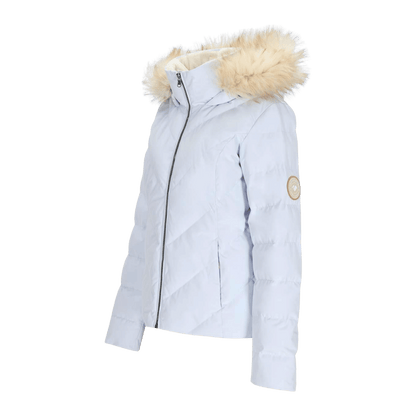 OBERMEYER WOMEN'S BOMBSHELL JACKET - BLUE ICE - SIDE VIEW