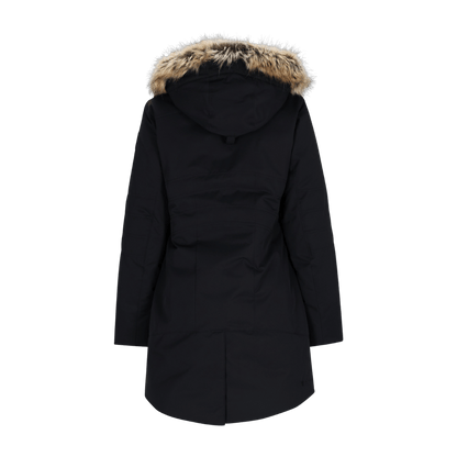 OBERMEYER WOMEN’S SOJOURNER DOWN JACKET – BLACK - BACK VIEW