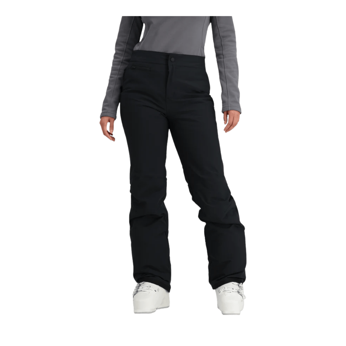 OBERMEYER SUGARBUSH STRETCH PANT- BLACK - FRONT VIEW