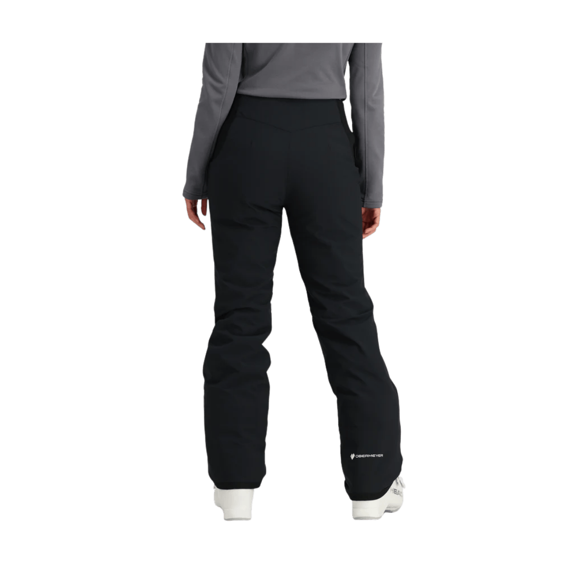 OBERMEYER WOMEN'S SUGARBUSH STRETCH PANT - BLACK - BACK VIEW