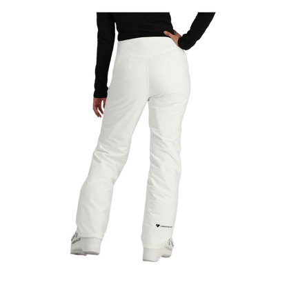 OBERMEYER WOMEN'S SUGARBUSH STRETCH PANT - WHITE - BACK VIEW
