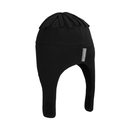 OBERMEYER YOUTH ORBIT FLEECE HAT - BLACK - BACK VIEW