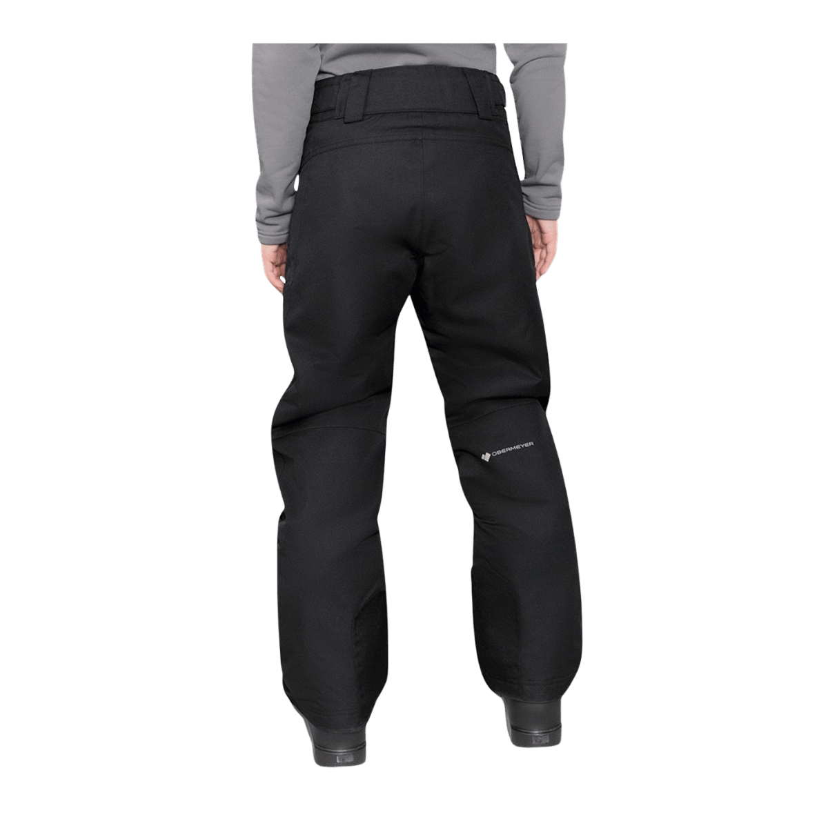 OBERMEYER KID'S TIMBERLINE INSULATED SKI PANT – BLACK - BACK VIEW