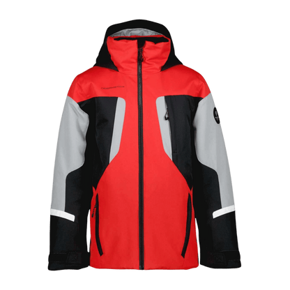 OBERMEYER BOYS' FLEET JACKET - BRAKELIGHT - FRONT VIEW