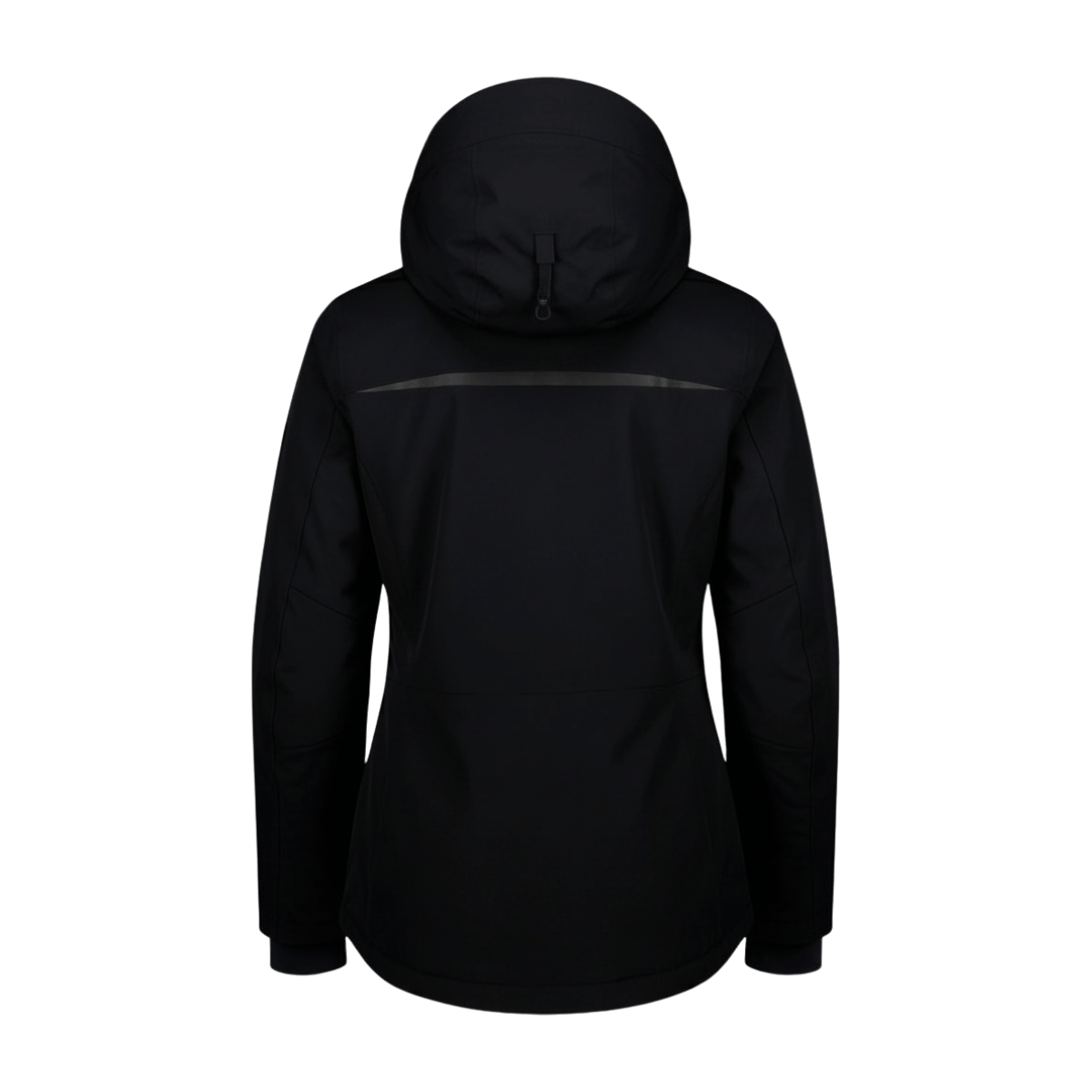 OBERMEYER GIRLS' LEIA JACKET - BLACK - BACK VIEW