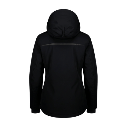 OBERMEYER GIRLS' LEIA JACKET - BLACK - BACK VIEW