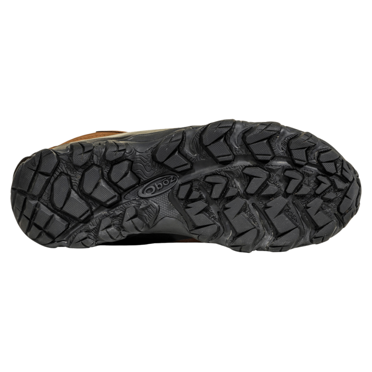 OBOZ BRIDGER 8 INCH INSULATED 200GR WATERPROOF GRIZLY BOTTOM VIEW