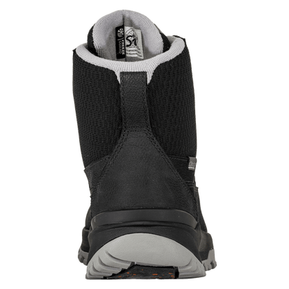 OBOZ W JOURDAIN MID INSULATED WATERPROOF B-DRY BLACK SEA BACK SHOE VIEW