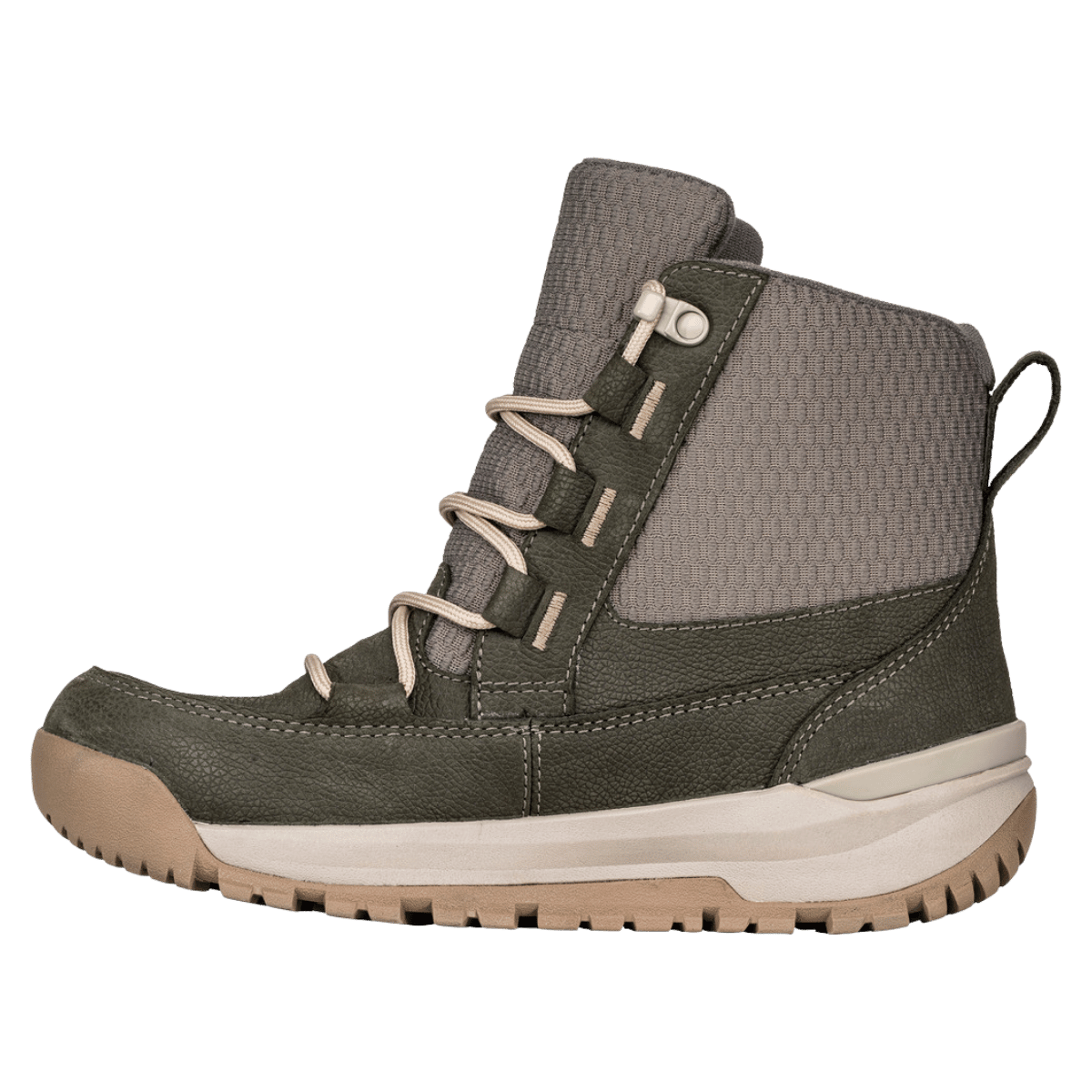 OBOZ WOMEN JOURDAIN MID INSULATED OLIVE BRANCH LEFT VIEW