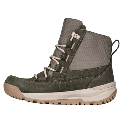 OBOZ WOMEN JOURDAIN MID INSULATED OLIVE BRANCH LEFT VIEW