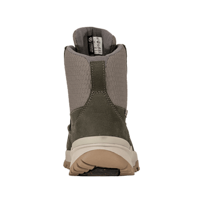 OBOZ WOMEN JOURDAIN MID INSULATED OLIVE BRANCH BACK VIEW