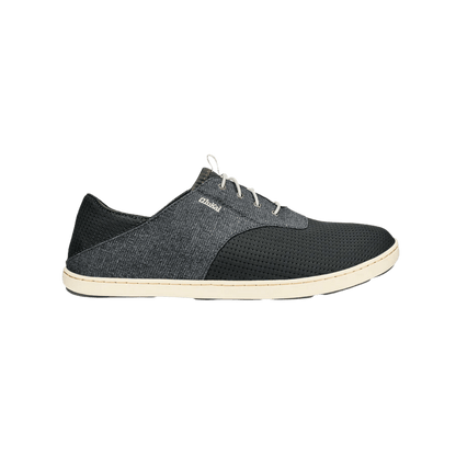OLUKAI NOHEA MOKU LACE SHOE -  DARK SHADOW - SIDE VIEW