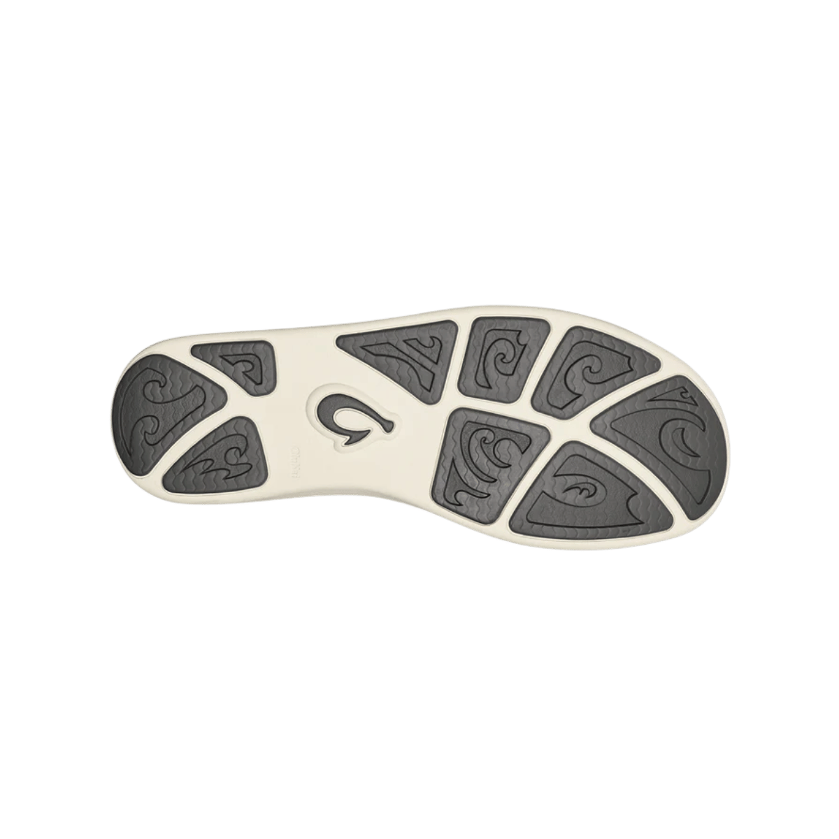 OLUKAI NOHEA MOKU LACE SHOE -  DARK SHADOW - BOTTOM SOLE VIEW