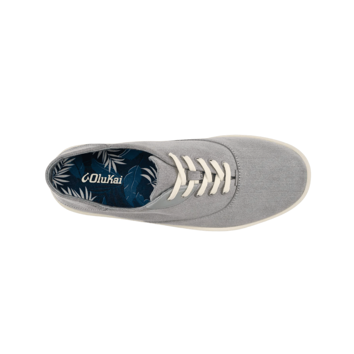 OLUKAI TRADEWIND LIGHT WEIGHT SNEAKERS - COOLER GREY - TOP VIEW