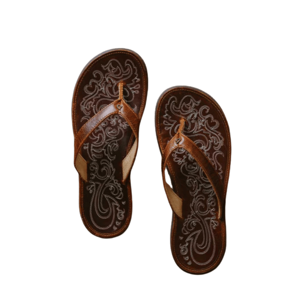 OLUKAI PANIOLO SANDAL - NATURAL - TOP VIEW