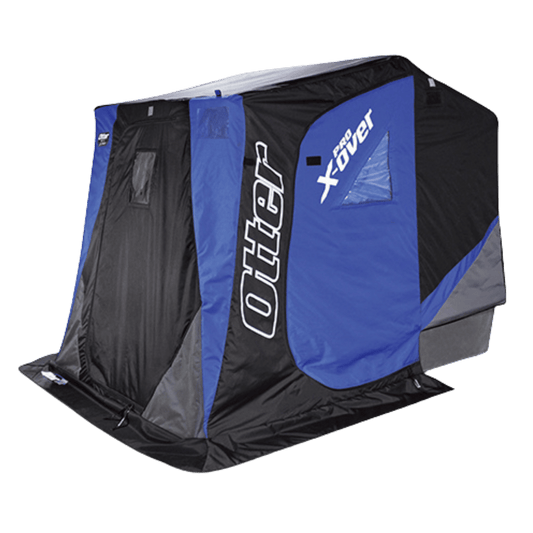 OTTER OUTDOORS XT PRO LODGE X-OVER SHELTER - SIDE VIEW