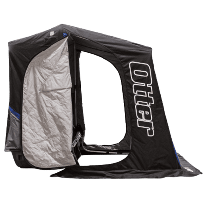 OTTER OUTDOOR XT PRO CABIN X-OVER SHELTER - SIDE VIEW OPEN