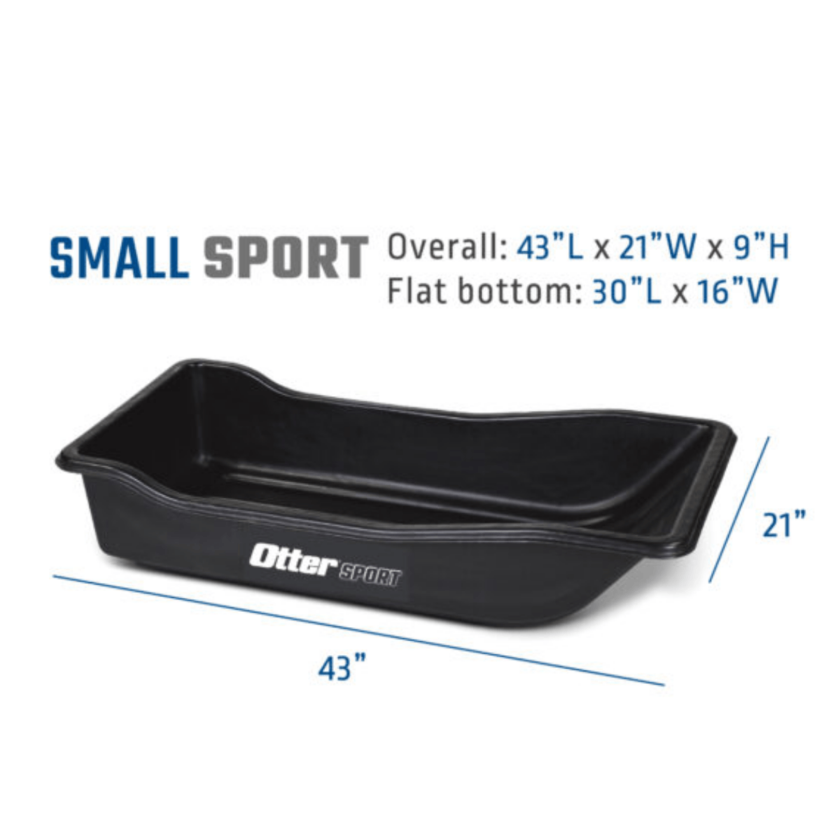 OTTER OUTDOORS SPORTS SLED ROTO MOLDED - SPECIFICATION