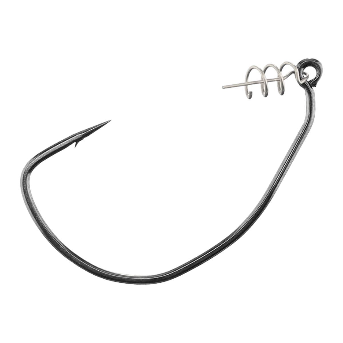 OWNER AMERICAN WEIGHTED BEAST HOOK WITH TWISTLOCK 3 PACK - 6INCH - BLACK CHROME