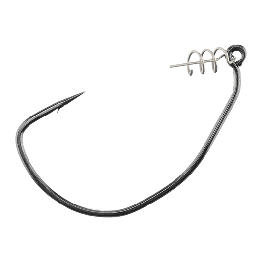 OWNER AMERICAN WEIGHTED BEAST HOOK WITH TWISTLOCK 3 PACK - 6INCH - BLACK CHROME