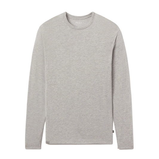 PAKA AIRE LONG SLEEVE- HEATHER GREY