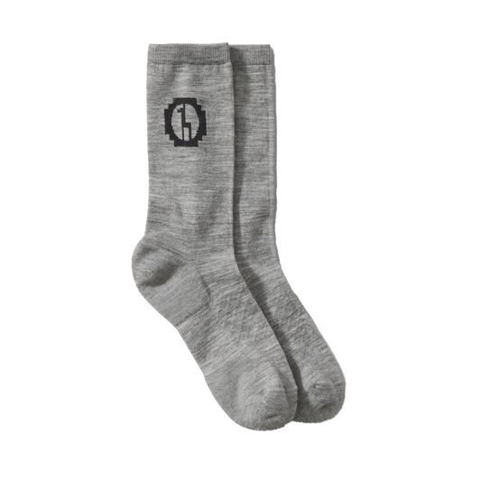 PAKA ESSENTIAL CREW SOCKS LIGHT GREY