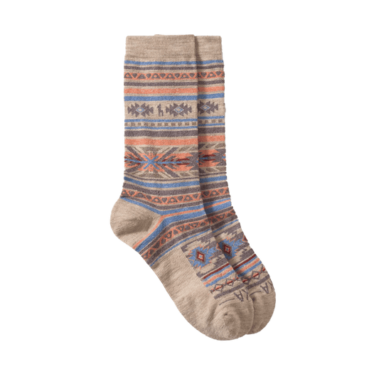 PAKA ESSENTIAL INCA CREW SOCKS TAN