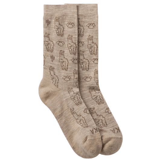 PAKA ESSENTIAL SEBASTIAN CREW SOCKS- TIMBER