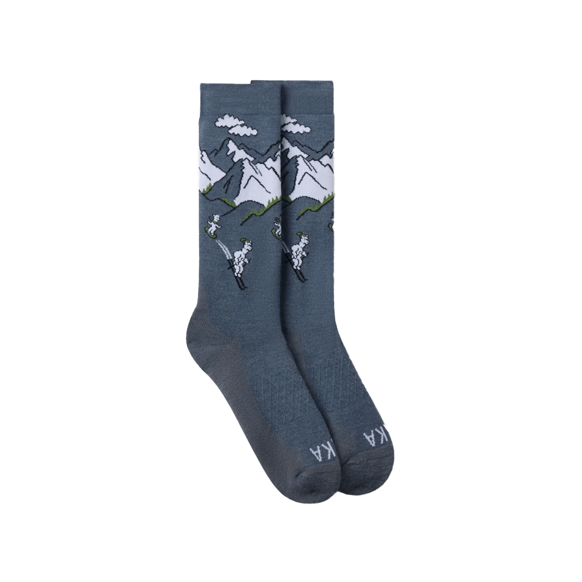 PAKA SEBASTIAN SNOW SOCKS INDIGO