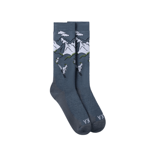 PAKA SEBASTIAN SNOW SOCKS INDIGO