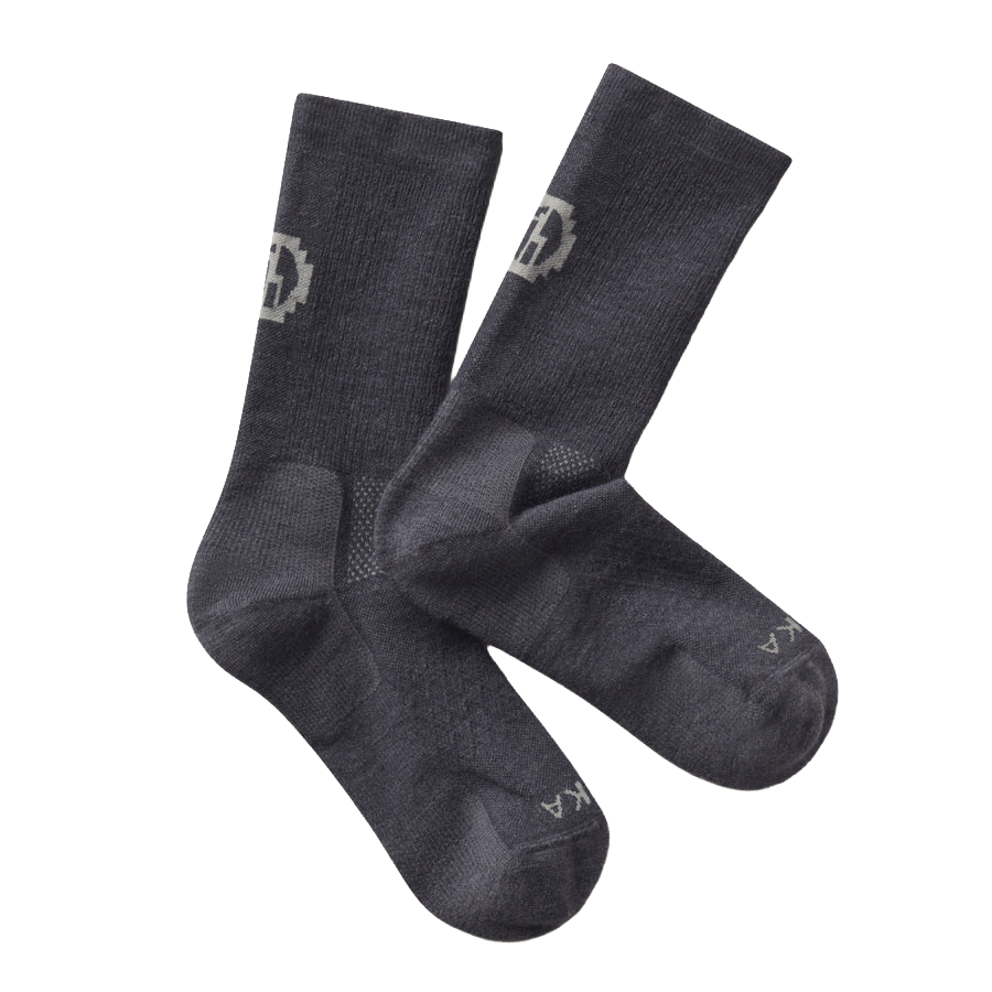 PAKA TRAIL CREW SOCKS- INDIGO