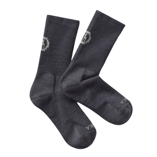 PAKA TRAIL CREW SOCKS- INDIGO